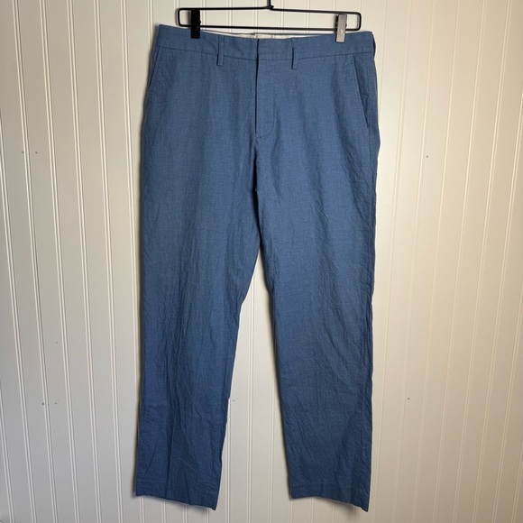 J. Crew Other - J by J. Crew Tapered Men's Blue Chino Dress Pants 100% Cotton Size 32x32